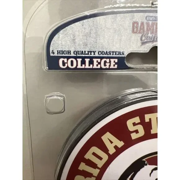 Florida State Seminoles college coasters 4pk Official‎ Game Day Outfitter FSU - Picture 5 of 7